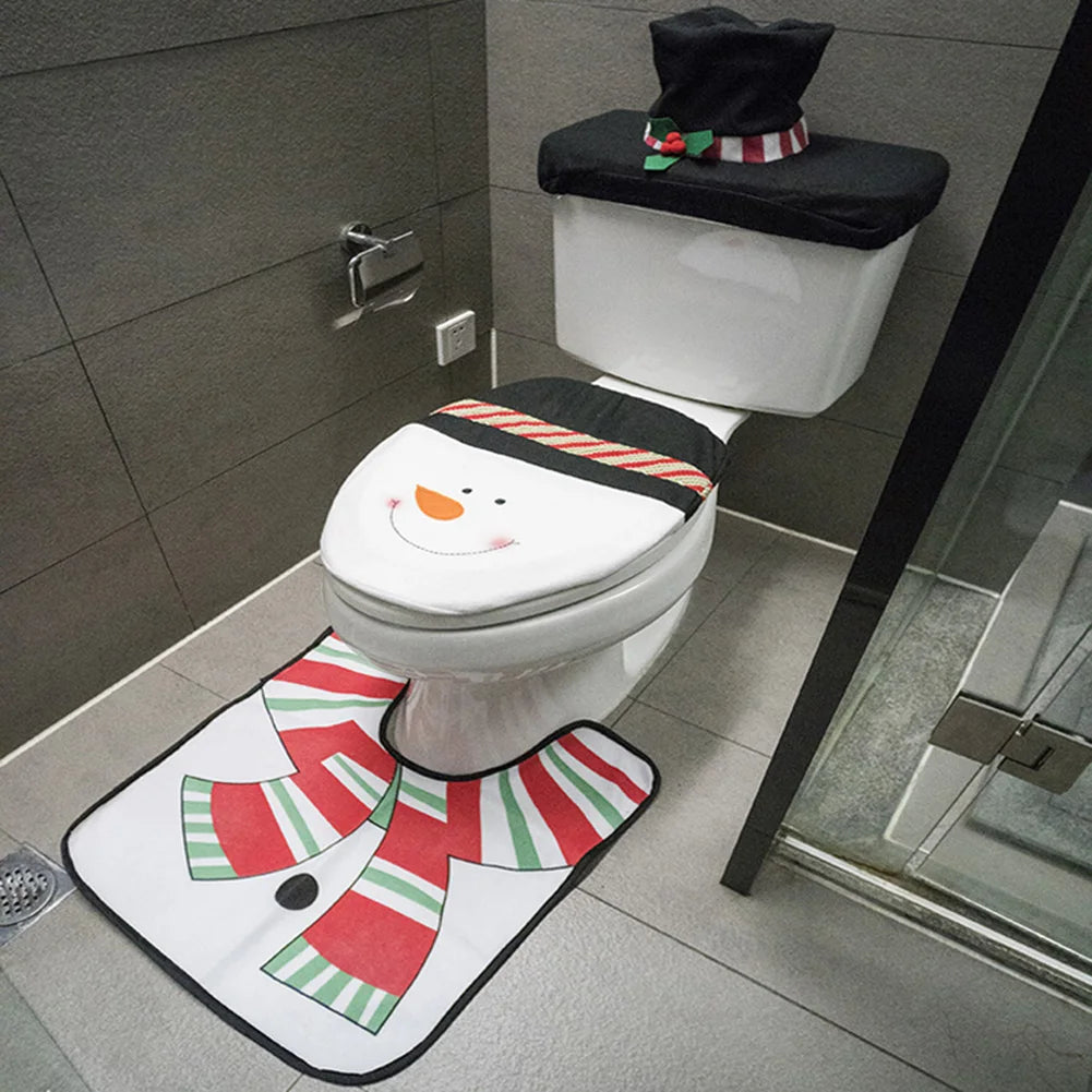 Weihnachten Toiletten sitzbezüge